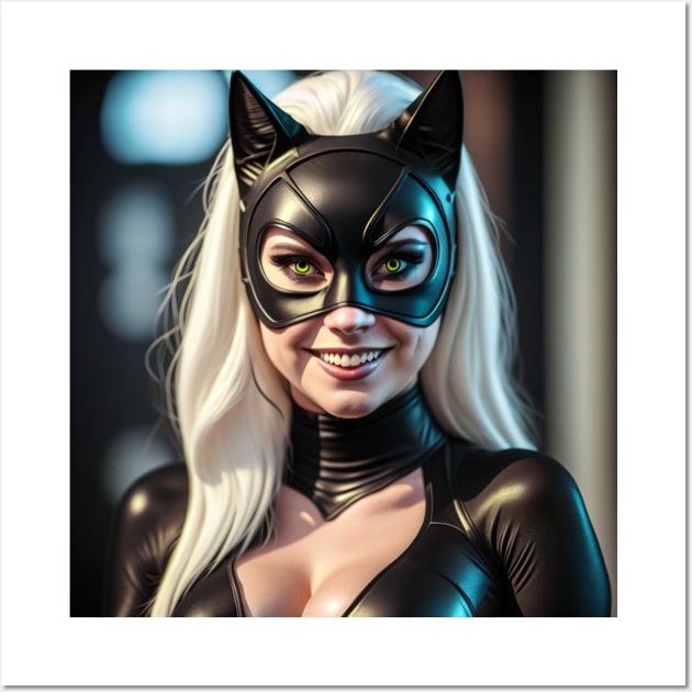 Black cat Wall Art by Mateo